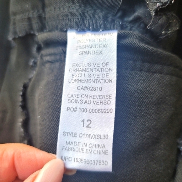 Democracy Ab Technology High-Rise Skinny Ankle Denim Jeans Size 12 in Bl… - Picture 13 of 16